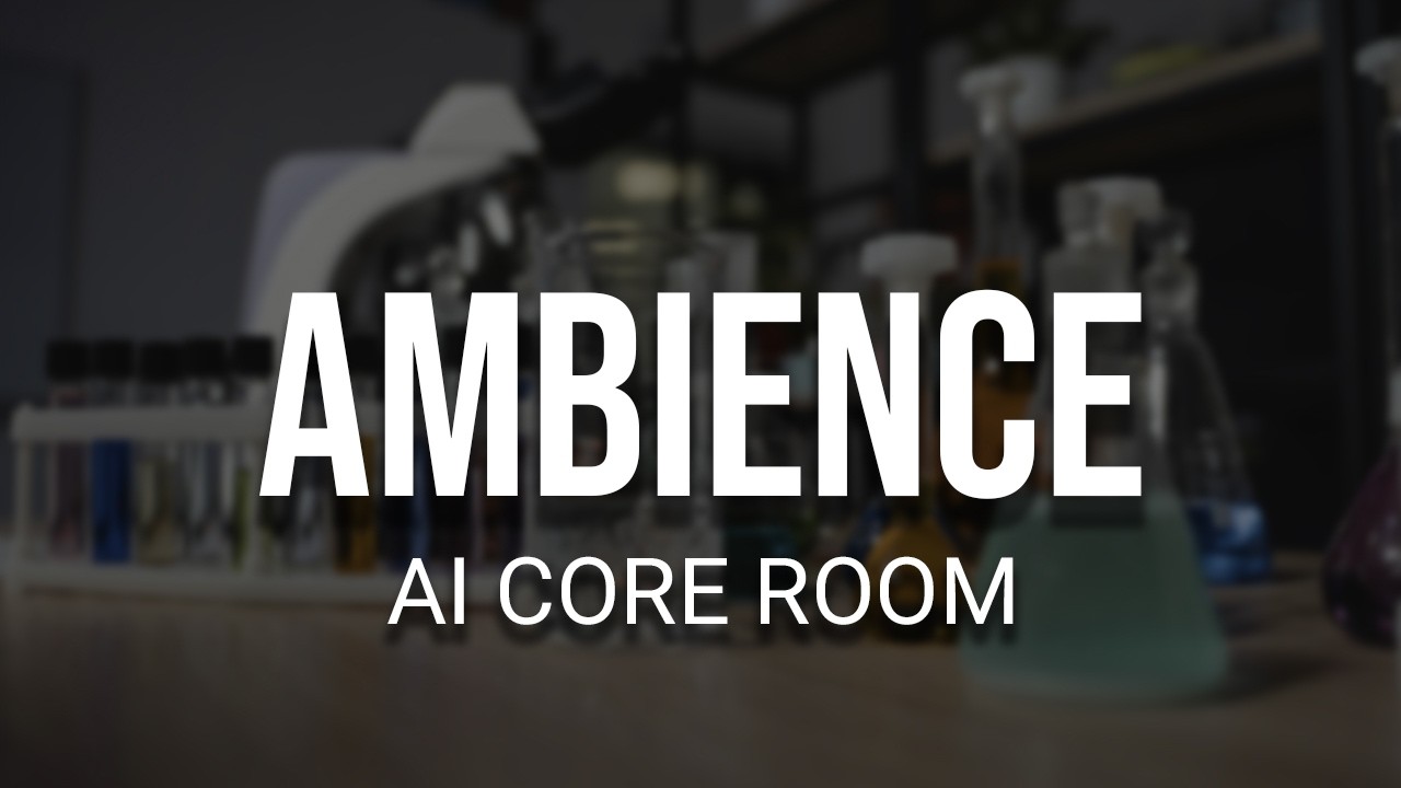 AI Core Room Ambience — Futuristic Sci-Fi Atmosphere for Tech & Videos | 10 Minutes