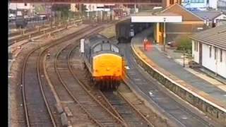 preview picture of video 'Loco hauled trains at Holyhead and Bangor September 1995 a film by Fred Ivey'