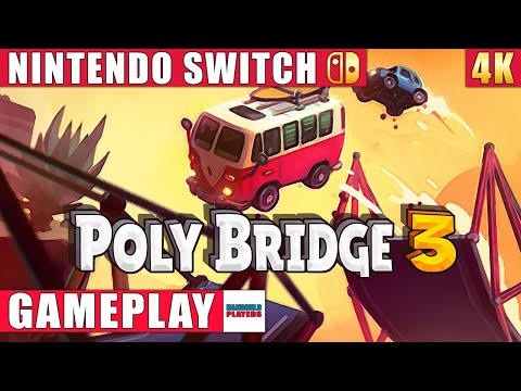 Poly Bridge 3 Nintendo Switch 1 Gameplay in 4K - YouTube