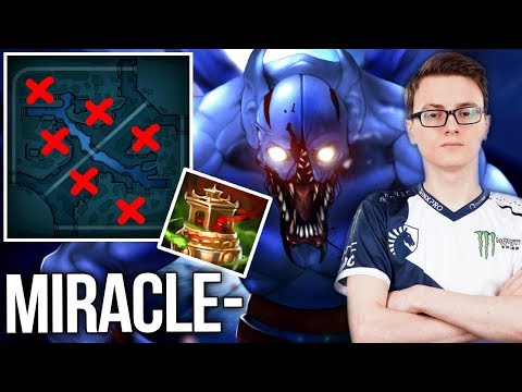 Miracle- Nighstalker Solo Mid Carry Style + Shadow Blade Build Dota 2
