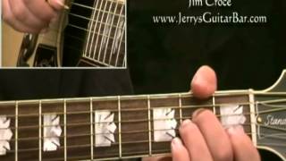 How To Play Jim Croce Lover&#39;s Cross (intro only)