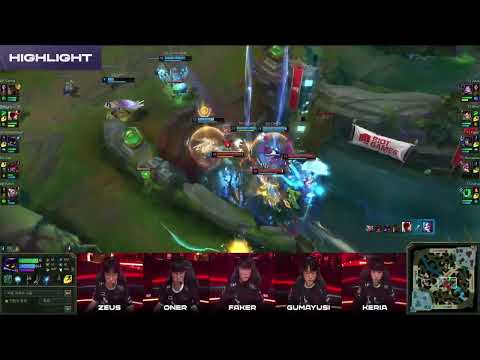 LCK - T1 vs DK Insane TEAMFIGHT - League of Legends