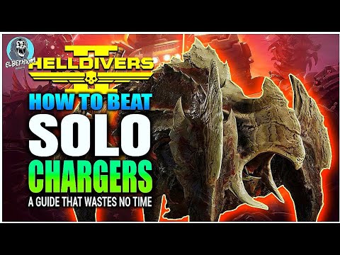 HOW TO Kill A Charger Solo SUPER EASY GUIDE | Helldivers 2 Tips And Tricks