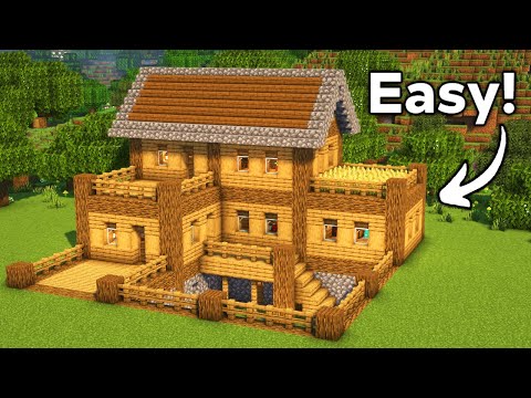 Minecraft: How to Build a Starter Survival House | Tutorial🏠