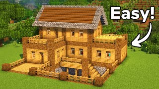 Download lagu Minecraft: How to Build a Starter Survival House | Tutorial🏠 mp3