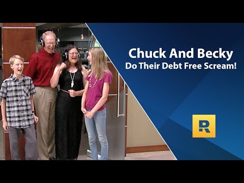 Chuck And Becky Do Their Debt Free Scream!