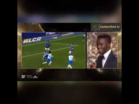 l'internationalSénégalais bamba dieng remporté le trophé🏆DuUNFP le plus beaux but de la saison en L1