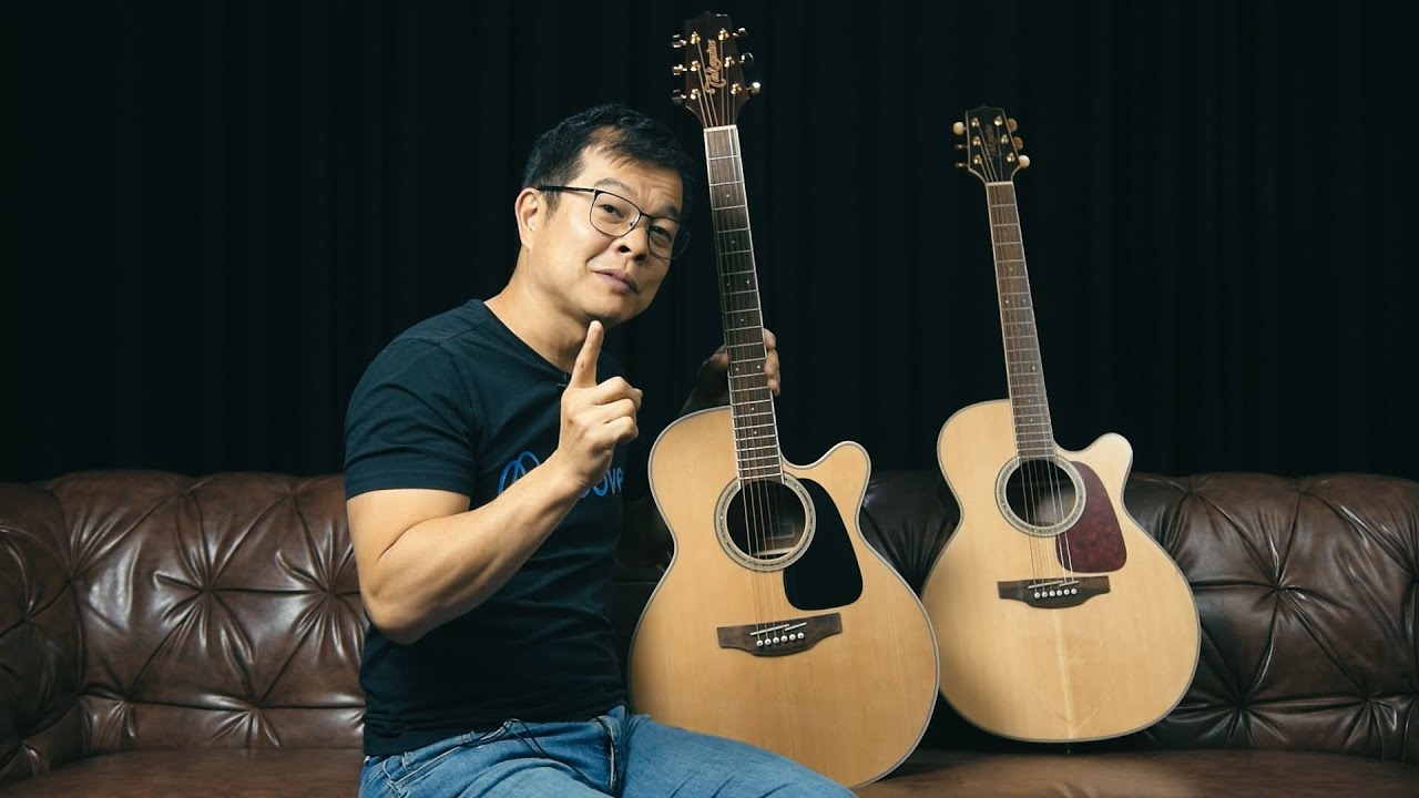 Por que esses dois violões Takamine tem o preço tão diferente?