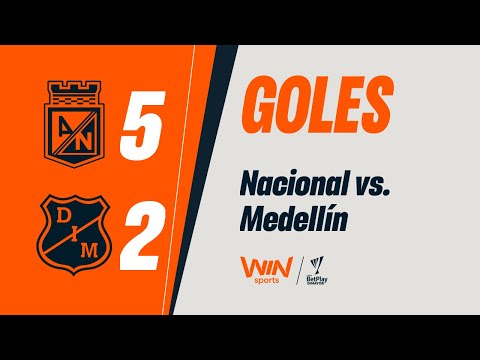Nacional vs. Medellín (goals) | Liga BetPlay Dimayor 2025-2 | Matchday 17