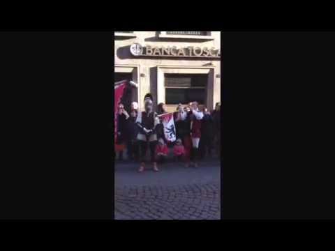 E con i ragazzi della Giostra dell'Orso Pistoia ha fatto un figurone.