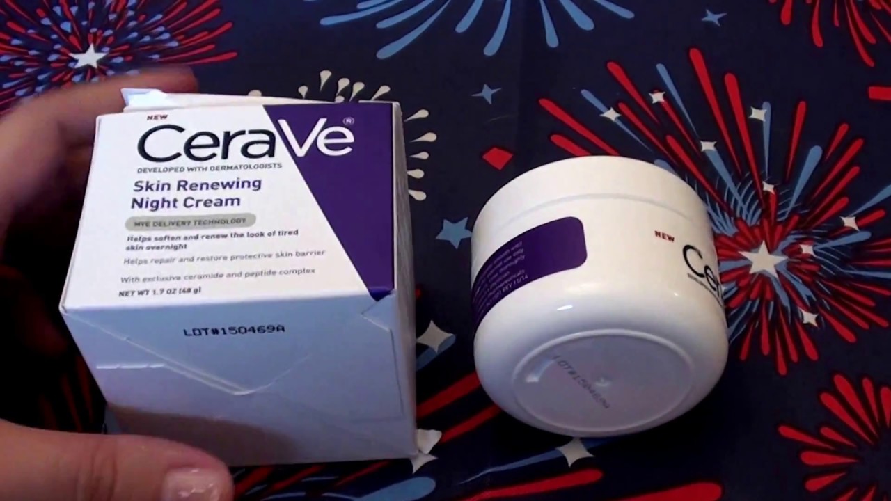 CeraVe Skin Renewing Night Cream REVIEW