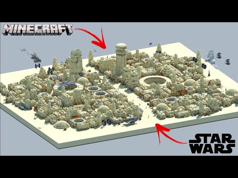 [110 Hours Minecraft Timelapse] Mos Eisley (Star Wars) 4K/50FPS