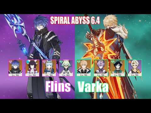 C0 Flins & C0 Varka | Spiral Abyss 6.4 | Genshin Impact