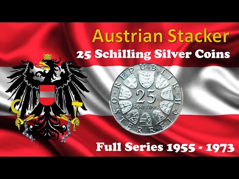 25 Schilling Silver Coins 🇦🇹 (Full Series 1955-1973)