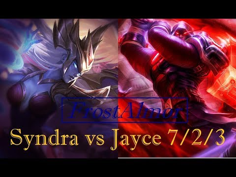 FrostAlmor as Syndra vs Jayce Mid - 7/2/3 S7