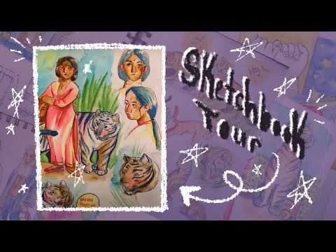 Another Sketchbook tour and more character design [no commentary]