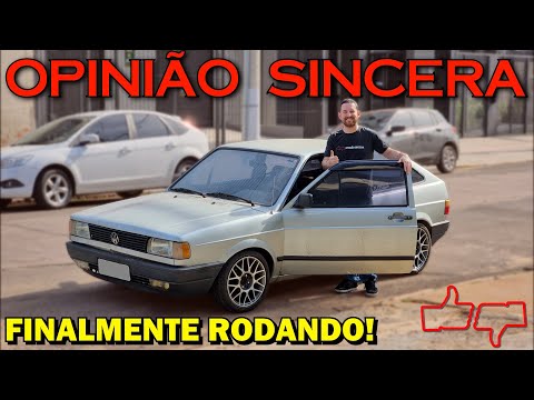 Gustavo's VW Gol Quadrado finally leaves the shop! First drive on the street. Is it good?