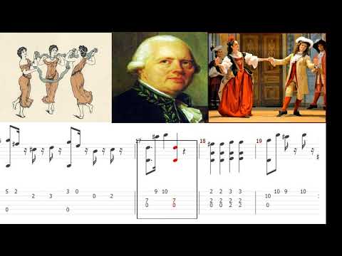 For easy guitar.  F. J. Gossec -  Gavotte (+Tabs)