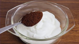 mix yogurt with coffee! you