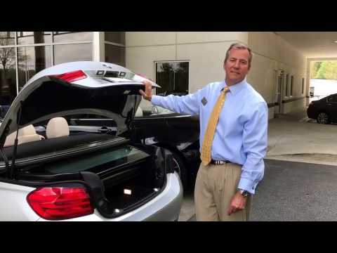 BMW 4 series convertible truck space CHALLENGE ! #BMW, #Alpharetta, #convertible, #trunk space