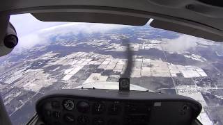 Cessna 172 Spin Recovery Training (Full HD w/ audio)