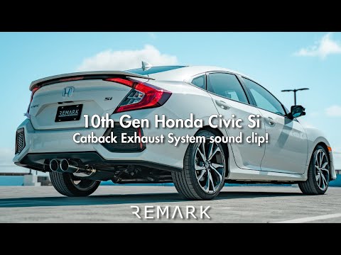 REMARK Honda Civic Si (Sedan FC1) Catback Exhaust System