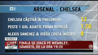 UPZ : Arsenal – Chelsea, finala weekendului!  COTA 1.65!