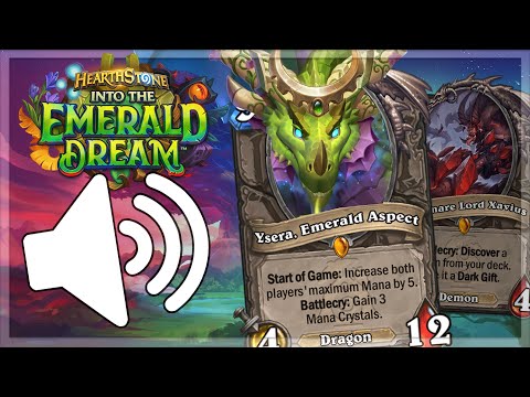Hearthstone - All Legendary Play Sounds, Music, and Subtitles! (Legacy ~ Into the Emerald Dream)