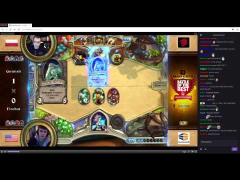 Battle of the best - Gnimsh (Paladin) vs Firebat (Mage) - match 2 - Hearthstone February 2015