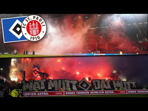 Pyro der St Pauli- und HSV-Fans beim Stadtderby | FC St. Pauli – Hamburger SV