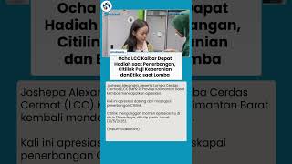 Ocha LCC Kalbar Dapat Hadiah dari Citilink, Puji Keberanian & Etikanya saat Beradu Jawaban di LCC