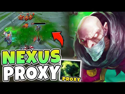I DOUBLE PROXY PUSHED AND KILLED THEM AT THEIR NEXUS! (SINGED PRO) - League of Legends