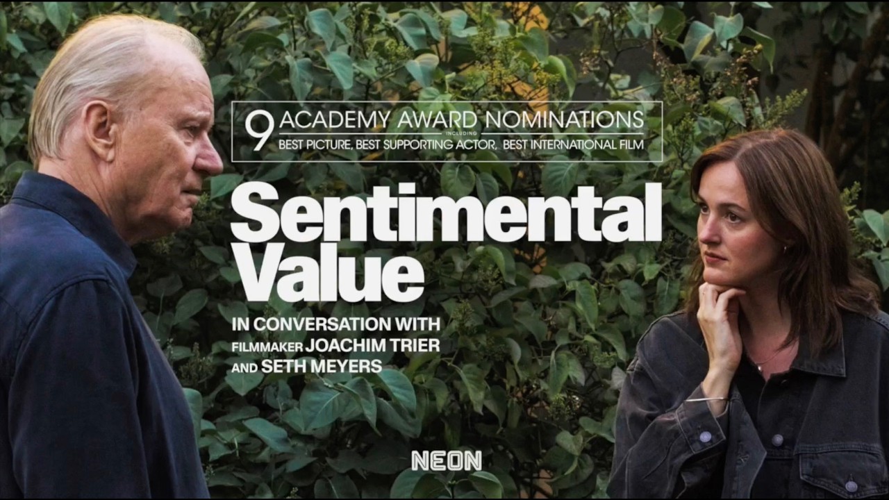 Academy Award Nominated Filmmaker Joachim Trier and Seth Meyers Discuss Sentimental Value