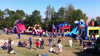 preview picture of video 'School Carnival Festival INFLATABLE BOUNCER rental Gulf Breeze Florida BreezeBounce.com'