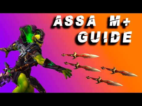ASSA BIG! AOE - assassination rogue guide for M+ patch 8.3  WOW battle for azeroth Season 4