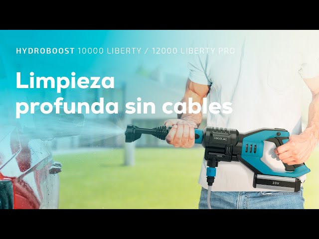 Idropulitrice Cecotec HydroBoost 10200 Liberty Pro batteria 24 bar kit accessori video