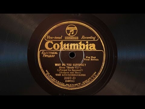 Why Do You Suppose? • The Knickerbockers (Victrola Credenza)