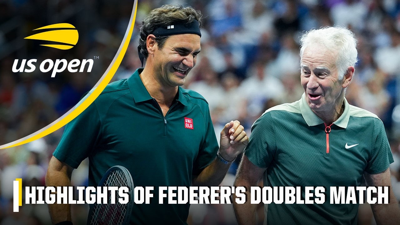 Roger Federer & John McEnroe vs. Andy Roddick & Andre Agassi | Full Match Highlights | US Open 2026
