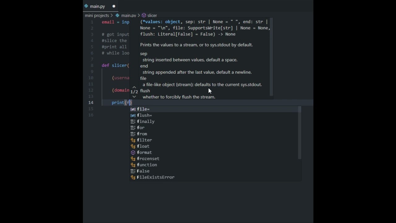 Python Email Slicer Tutorial | Learn to Extract Usernames from Email Addresses!  #1 #python