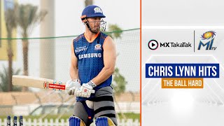 Chris Lynn hitting the ball hard in the nets | लिन की बल्लेबाज़ी | IPL 2021