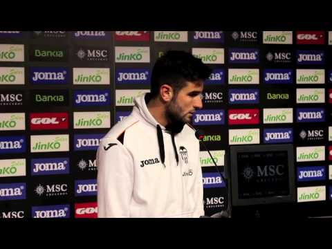 Antonio Barragán en Mestalla tras el 3-0 al Osasuna