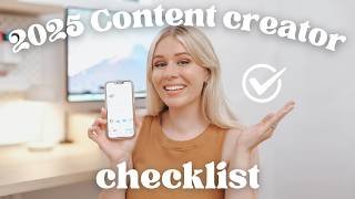 2025 Content Creator To-Do List | Future-Proof Your Content Strategy
