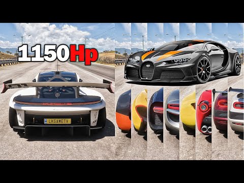 Thumbnail for 1150Hp Porsche Mission Vs The World's Hypercars - Forza Horizon 5 | 1 MILES DRAG RACE by Ferrari, RAESR, Porsche Mission R, Rimac C Two, Porsche, Porsche Mission X, Porsche Mission E, Car