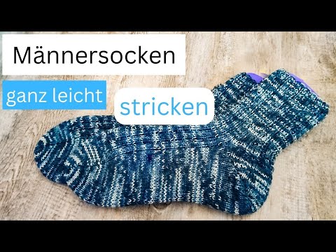 Herrensocke stricken  "Bernd" / Socke stricken / Maschenschäfchen