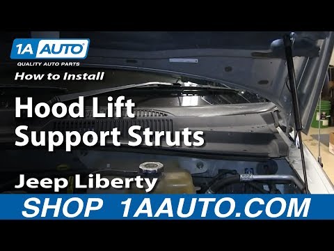 How to Replace Hood Lift Support 02-07 Jeep Liberty