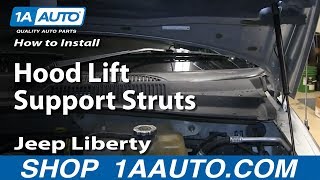 How to Replace Hood Lift Support 02-07 Jeep Liberty