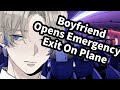 ASMR Clumsy Boyfriend Opens Emergency Exit On Plane Sleep Aid