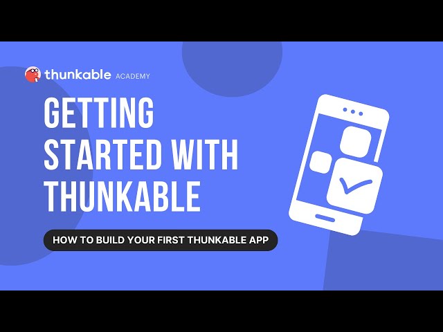 Thunkable product / service