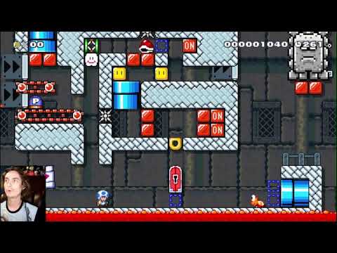 (BOWSER'S SHELL CONTRAPTION BY: Itchy Knee) Super Mario Maker 2 マリオメーカー2