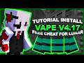 Vape V4 17 Best Free Cheat For LunarClient MineBlaze Hacking On Polar ЛУЧШИЙ ЧИТ ДЛЯ Л�